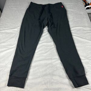 Polo Ralph Lauren Men's Black Jogger Pants Drawstring Pull on Side Pockets XL